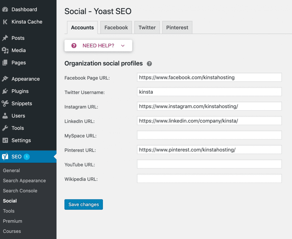 yoast seo social